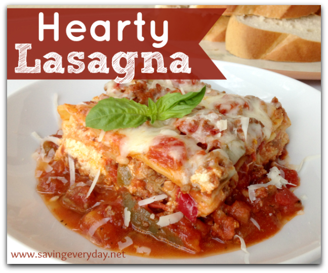 Hearty Lasagna Recipe With Sausage and Peppers