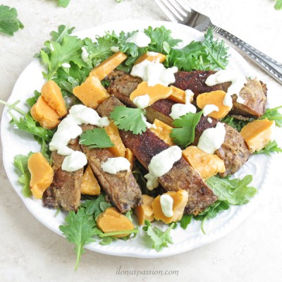 Vegetarian sweet potato gnocchi with portobello and kale are perfect for meatless Mondays or any day of the week. Packed with all veggies like kale, portobello mushroom, sweet potato and avocado. Couple healthy ingredients and you can have yummy dinner in 40 minutes I OhMy-Creative.com