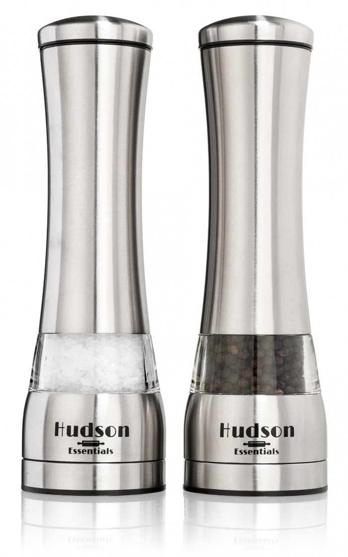 Hudson Essentials Deluxe Salt and Pepper Grinder Set