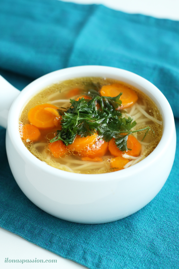 Easy, tasty and comforting Easy Chicken Soup Recipe I Oh-My Creative