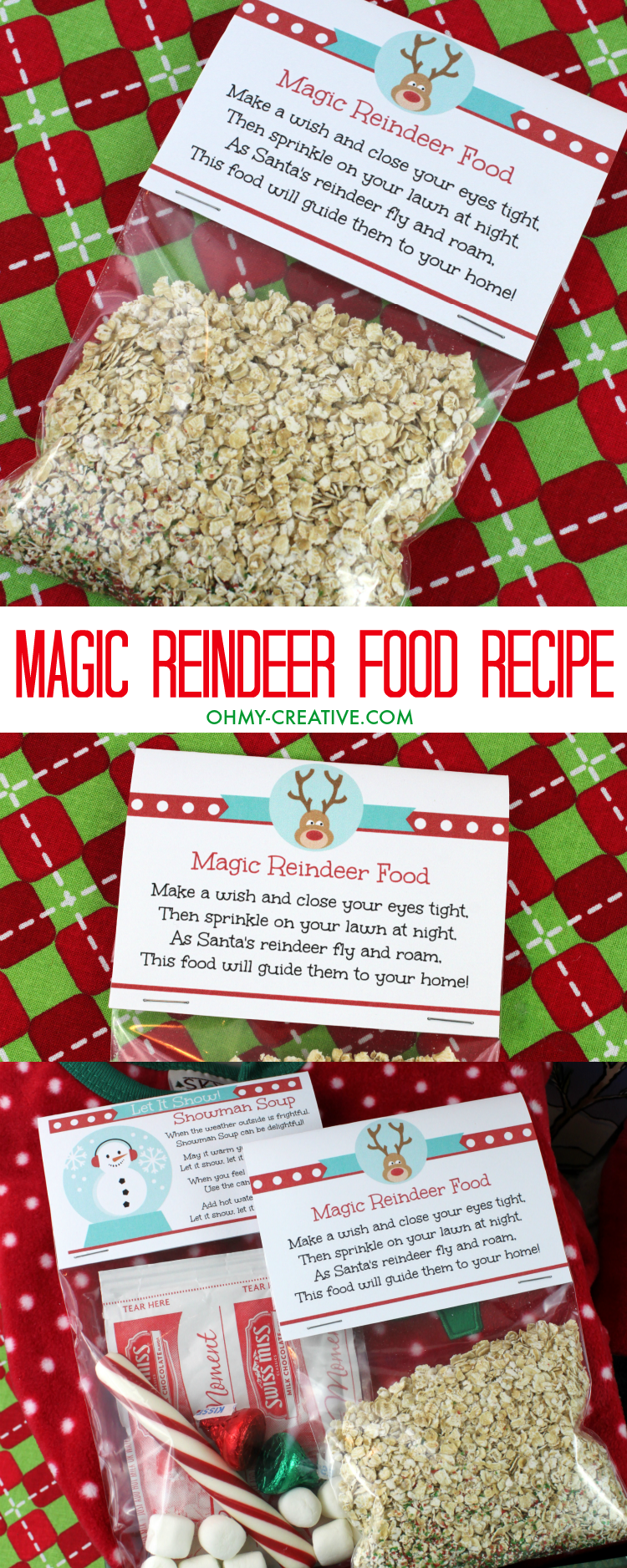 Magic Reindeer Food Recipe and Printable - Oh My Creative