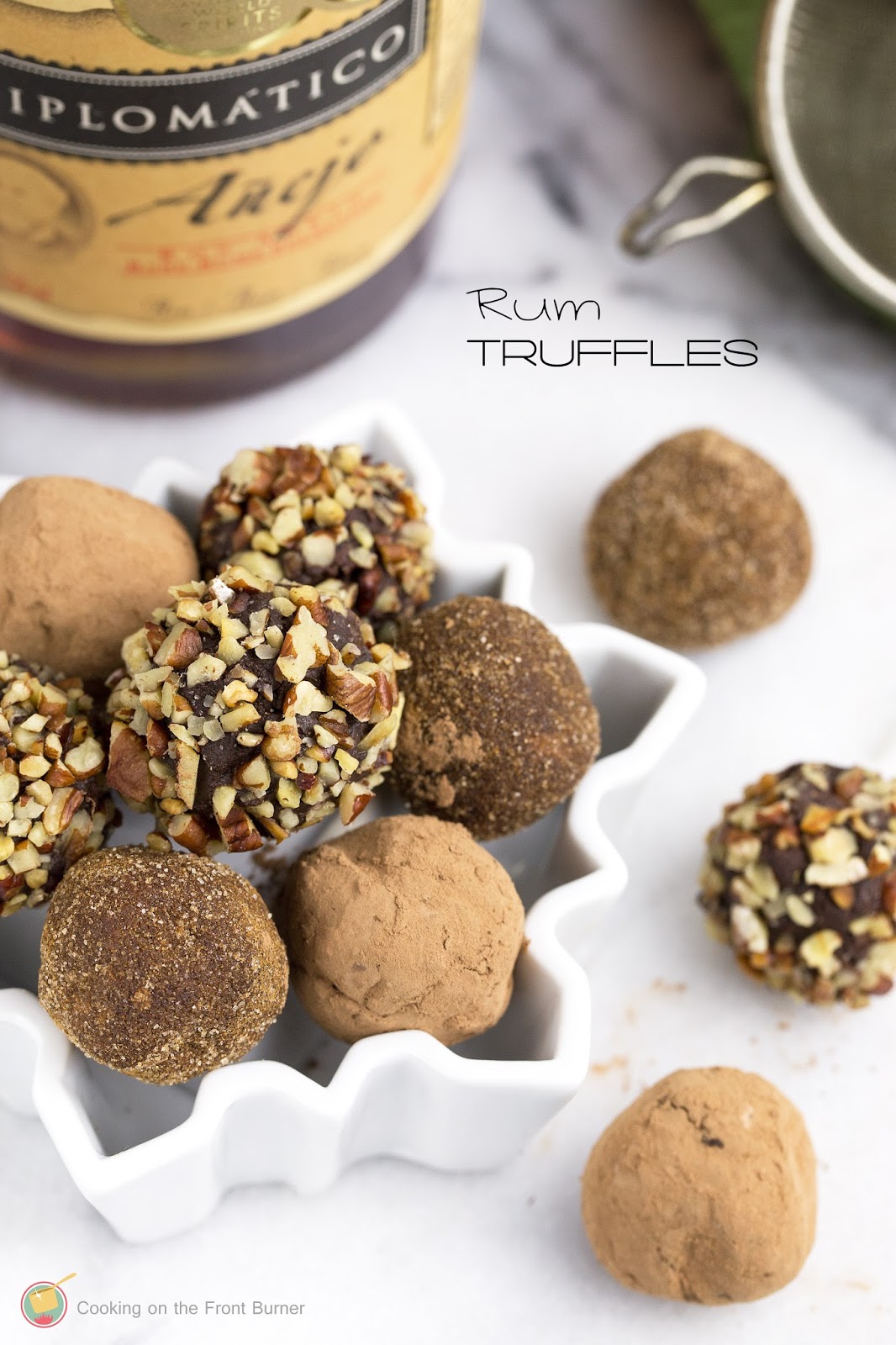 chocolate rum truffles