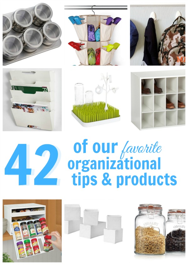 Over 45 of the Best Organizing Tips and Products recommended by bloggers! | OHMY-CREATIVE.COM