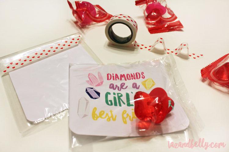 DIY Diamond Ring Valentines | ohmy-creative.com