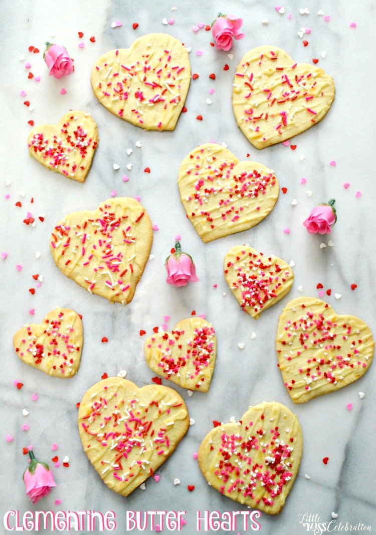 Clementine Butter Hearts