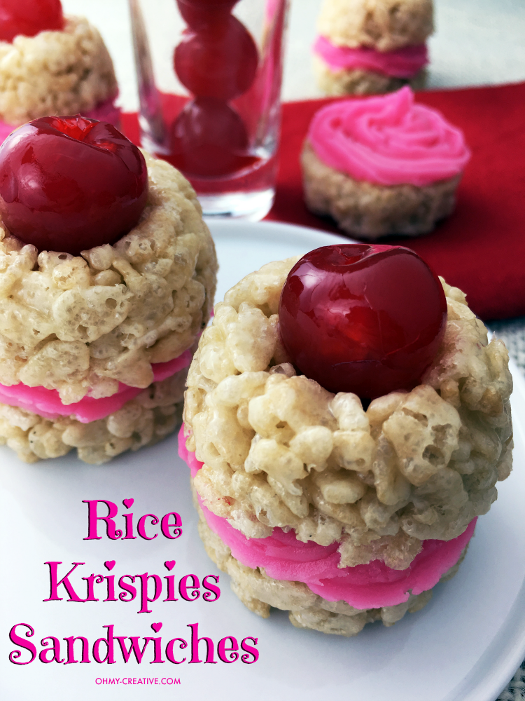 Valentine’s Day Recipe For Rice Krispie Treat Sandwiches