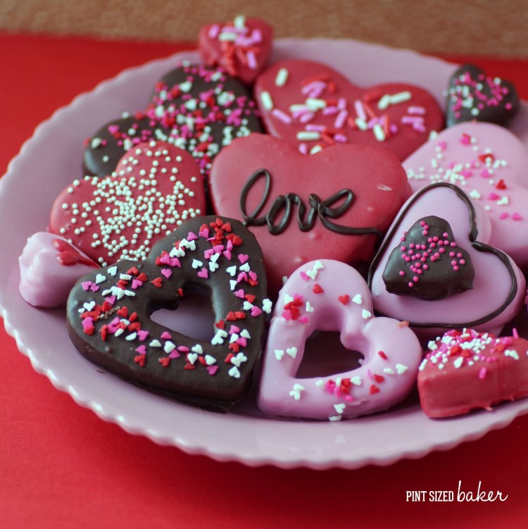 Valentine Butterfinger Cookies