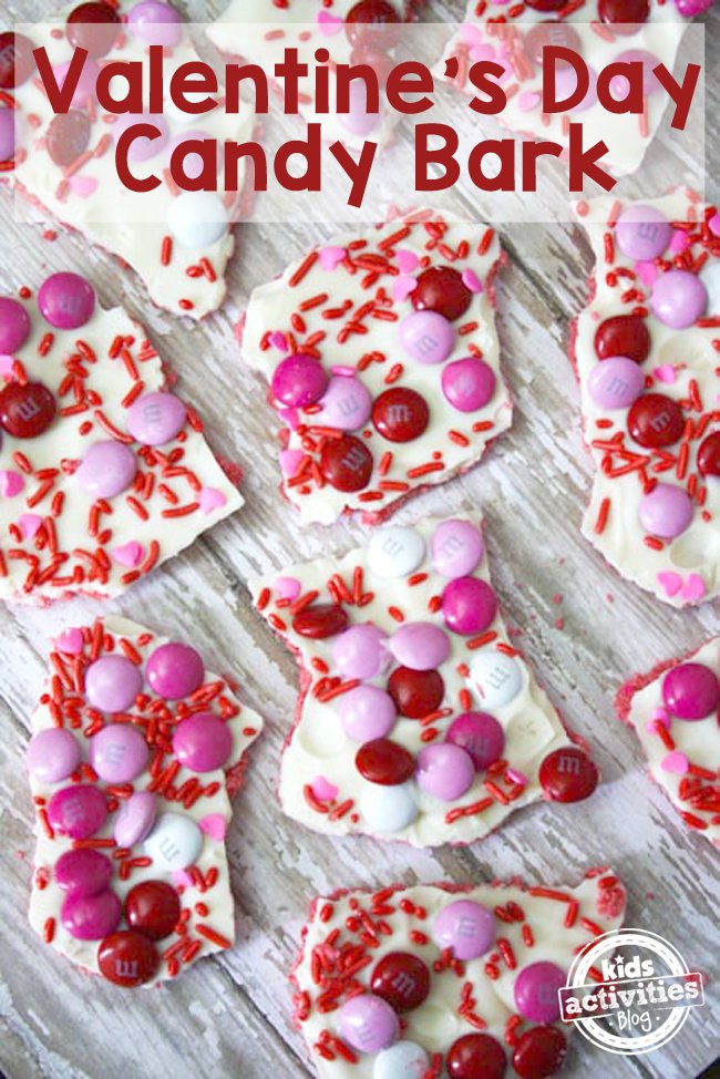 Valentines Day Candy Bark