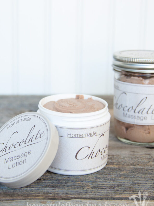DIY Chocolate Massage Lotion