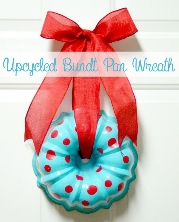 Upcycled Bundt Pan Wreath