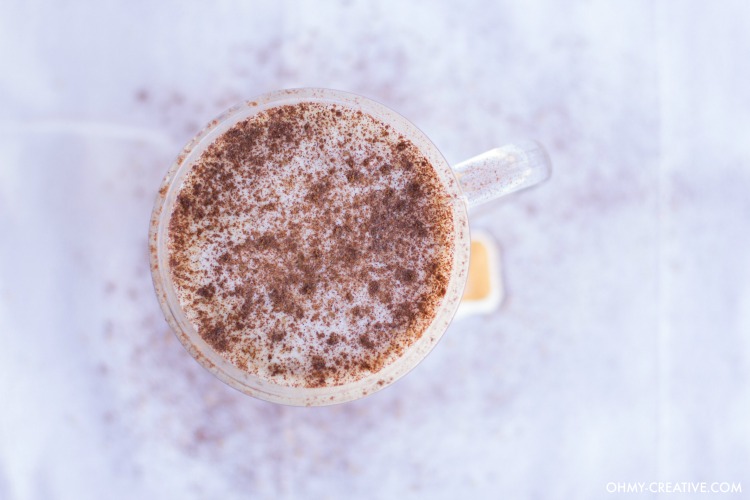 Do you spend too much money on specialty coffee's and tea's? Here's a solution for the perfect homemade Chai Tea Latte and a way to save money! | OHMY-CREATIVE.COM