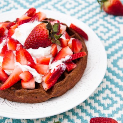 Make breakfast something special with these Healthy Chocolate Waffles. All the chocolatey goodness you love, but with a few secret ingredients to pack them full of nutrition for the whole family.