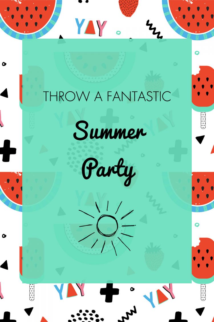 How to throw a fantastic summer party with fun party tips, free printables and summer party invitations for you to get your summer party off to a roaring start. Cute watermelon summer party ideas | OHMY-CREATIVE.COM