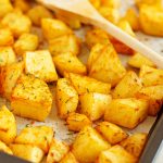 Baked Sweet Paprika Potatoes - Only 4 ingredients required to make this baked sweet paprika potatoes recipe. Perfectly seasoned potatoes can be served as side dish for dinner. Oh My creative