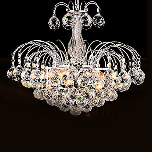 10 Stunning Crystal Chandelier Lights to update your home! A new light fixture can breath new life into a outdated room. Consider adding a little modern glam to reinvent your old space from the powder room, bathroom or the kitchen. Chandeliers are no longer for the dinning room only! Gorgeous! | OHMY-CREATIVE.COM