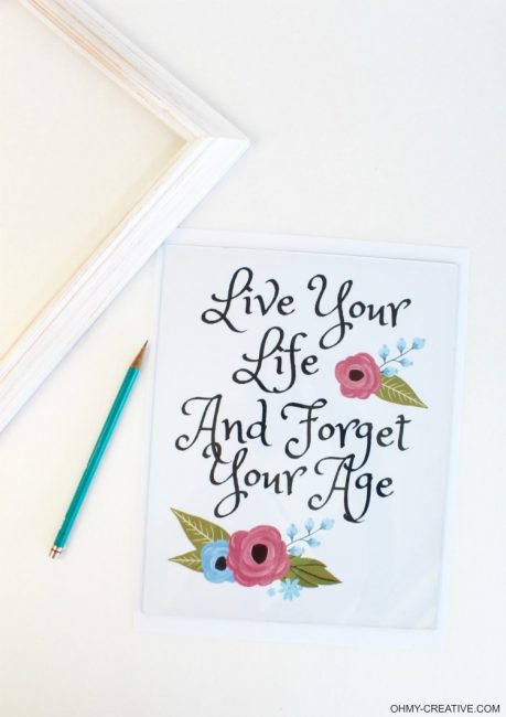 Life Inspirational Quotes Free Printable - Oh My Creative