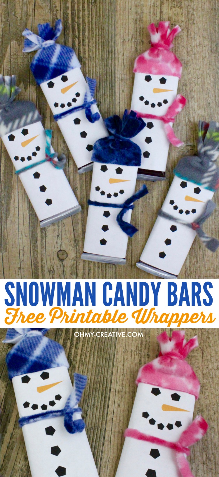 Printable Snowman Wrapper Gerald Printable Printable Snowman Wrapper Gerald Printable