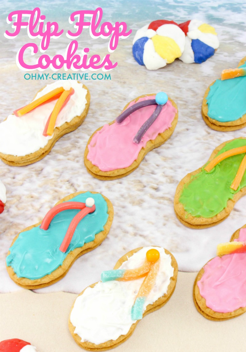 How To Make Nutter Butter Flip Flop Cookies