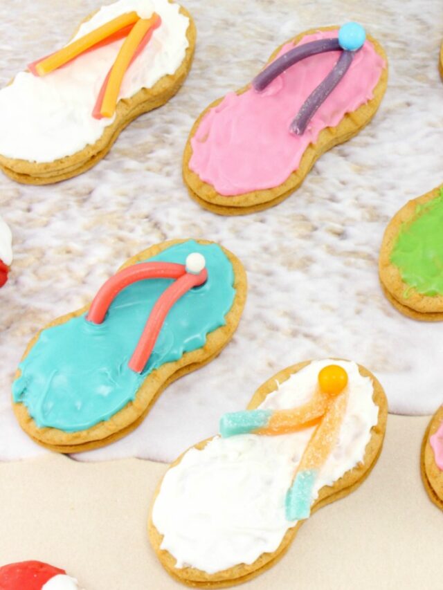 Summer Nutter Butter Sandal Cookies