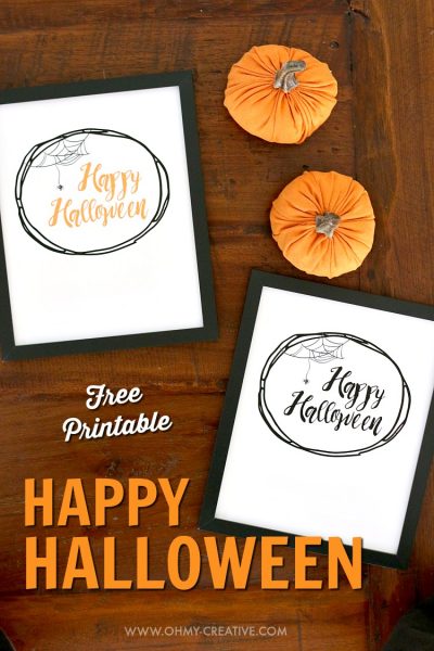 {Happy Halloween} Free Halloween Printables - Oh My Creative