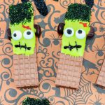 Frankenstein Cookies For Halloween | OHMY-CREATIVE.COM | Halloween Cookie Ideas | Halloween Cookies | Cute Frankenstein | Frankenstein's Monster | Green Frankenstein | Halloween Party Treats | Halloween School Treats