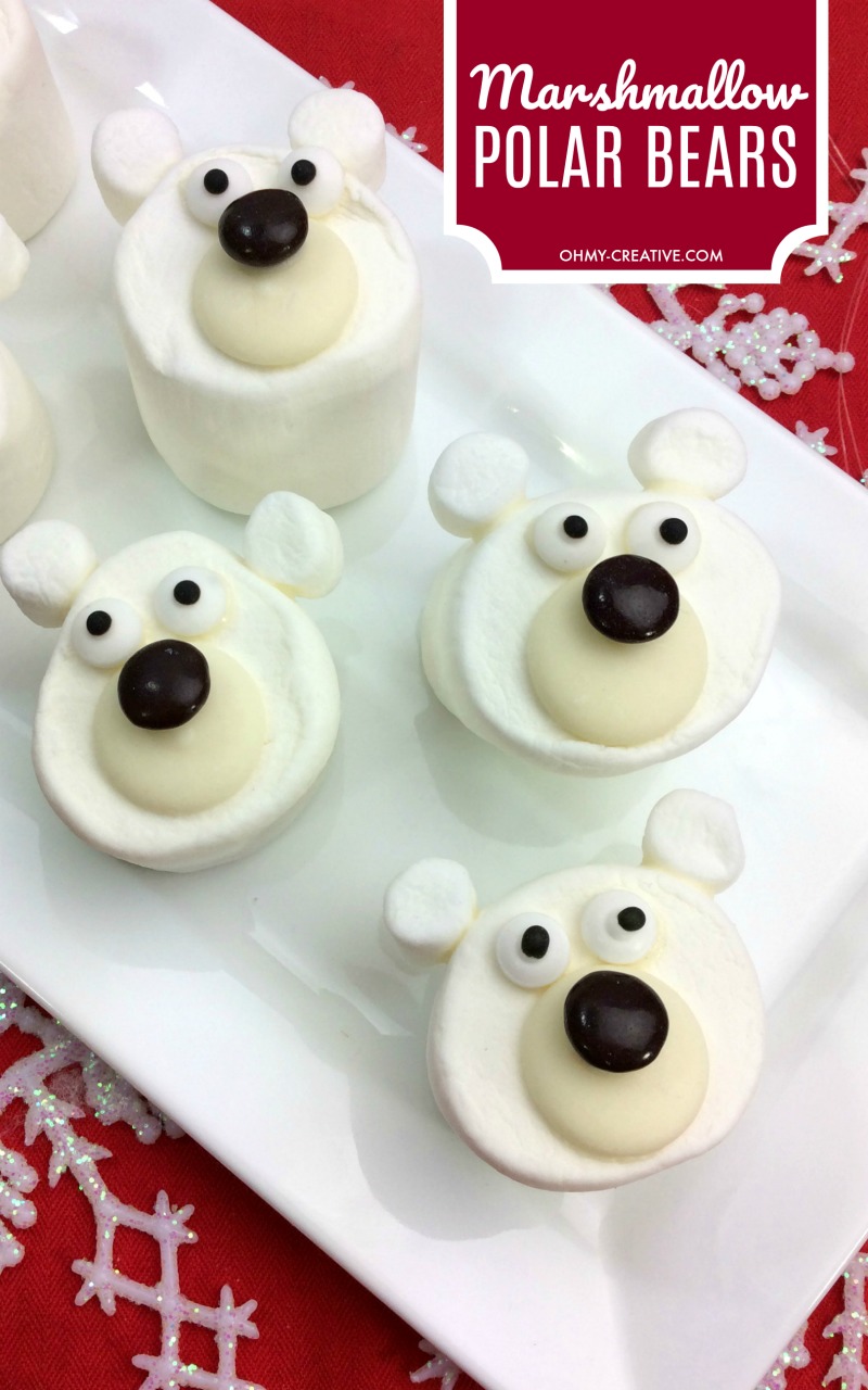 Marshmallow Polar Bear Craft Treats