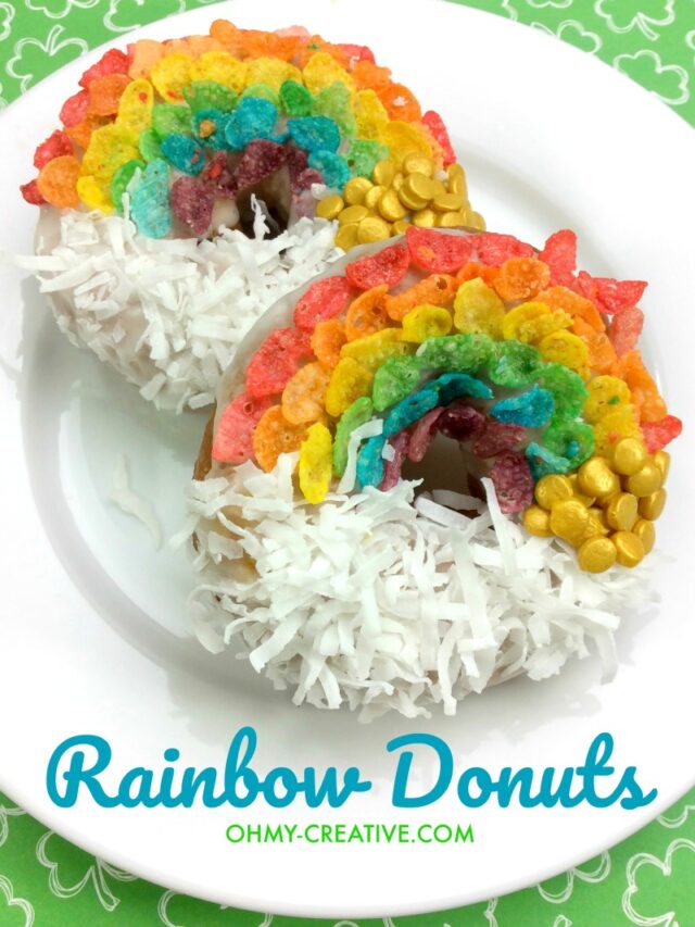 Air Fryer Rainbow Donuts (Biscuit Dough)