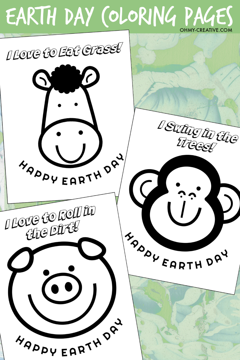 Earth Day Coloring Pages | OHMY-CREATIVE.COM | Earth Coloring pages | Earth Day Printables | Earth Day Coloring Sheets | Earth Day Activities | Earth Day Activities | Earth Day Crafts #earthday #coloringpages #printables 