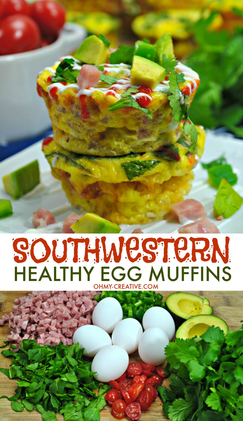 Southwestern Healthy Egg Muffins 