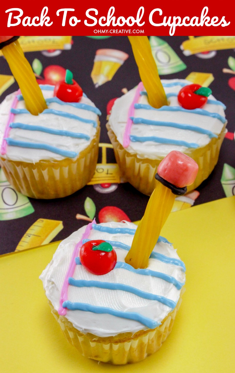Back To School Cupcakes