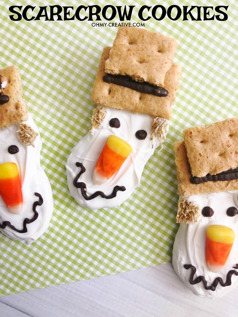 The Cutest Scarecrow Nutter Butter Fall Cookies