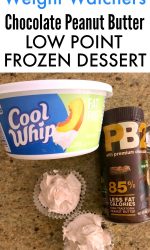 Weight Watchers Chocolate PB2 Cool Whip Low Point Dessert