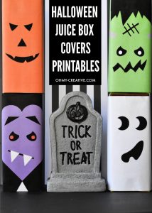Cute Halloween Juice Box Covers Free Printable - Oh My Creative