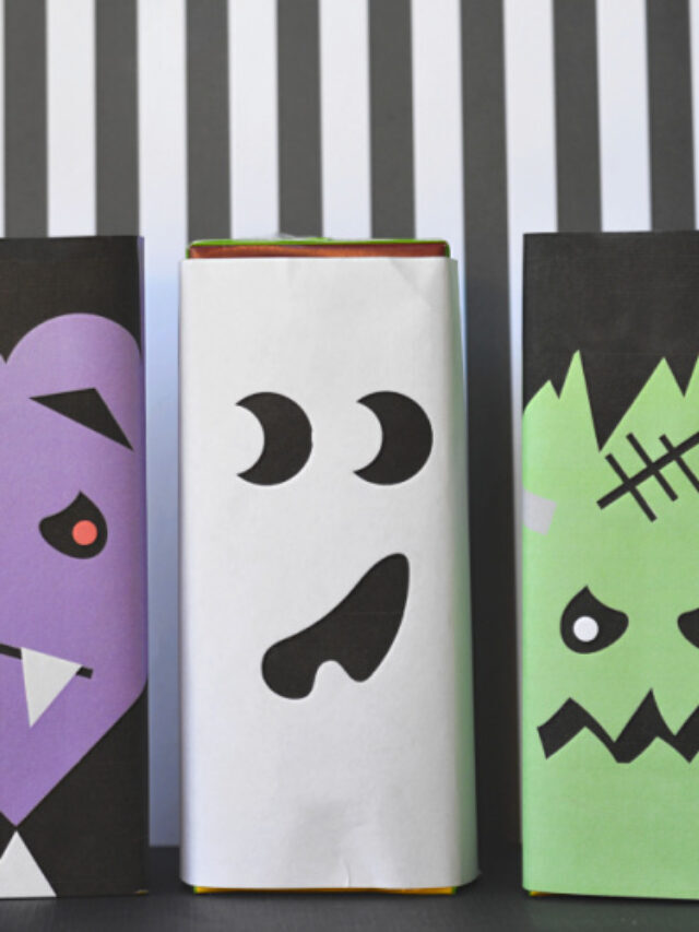 Cute Halloween Juice Boxes Craft