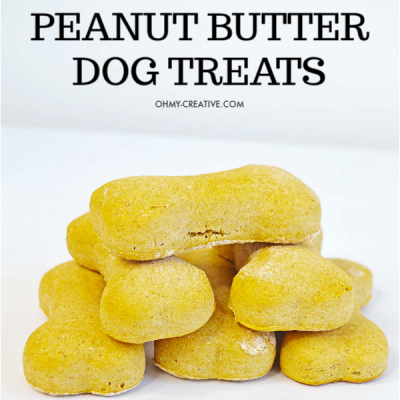 Homemade peanut butter dog treat recipe