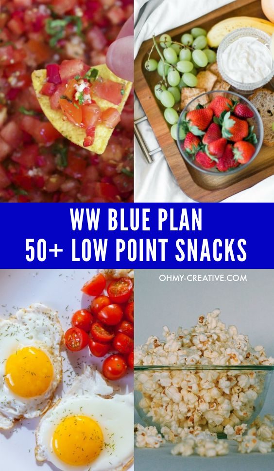  Weight Watchers tasty Low SmartPoint Snacks for when you're are feeling hungry. 