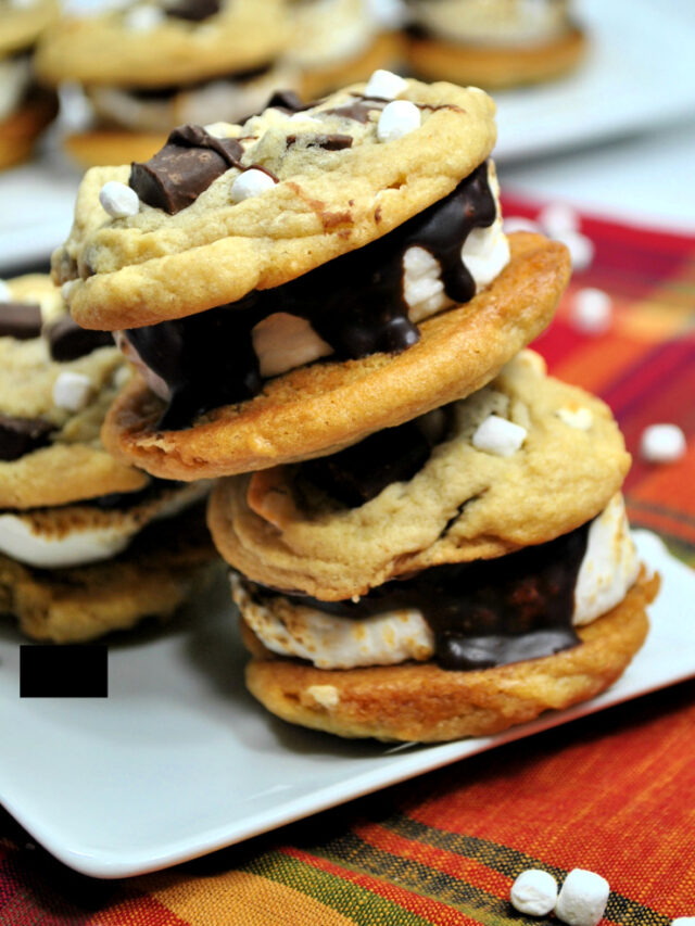 Homemade Chocolate Chip S’mores Cookies