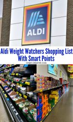 Use this Aldi Weight Watchers Shopping List with Smart Point to make shopping easy while following Weight Watchers. OHMY-CREATIVE.COM #aldiweightwatchersshoppinglist #weightwatchersshoppinglist #weightwatcherstips #weightwatchers