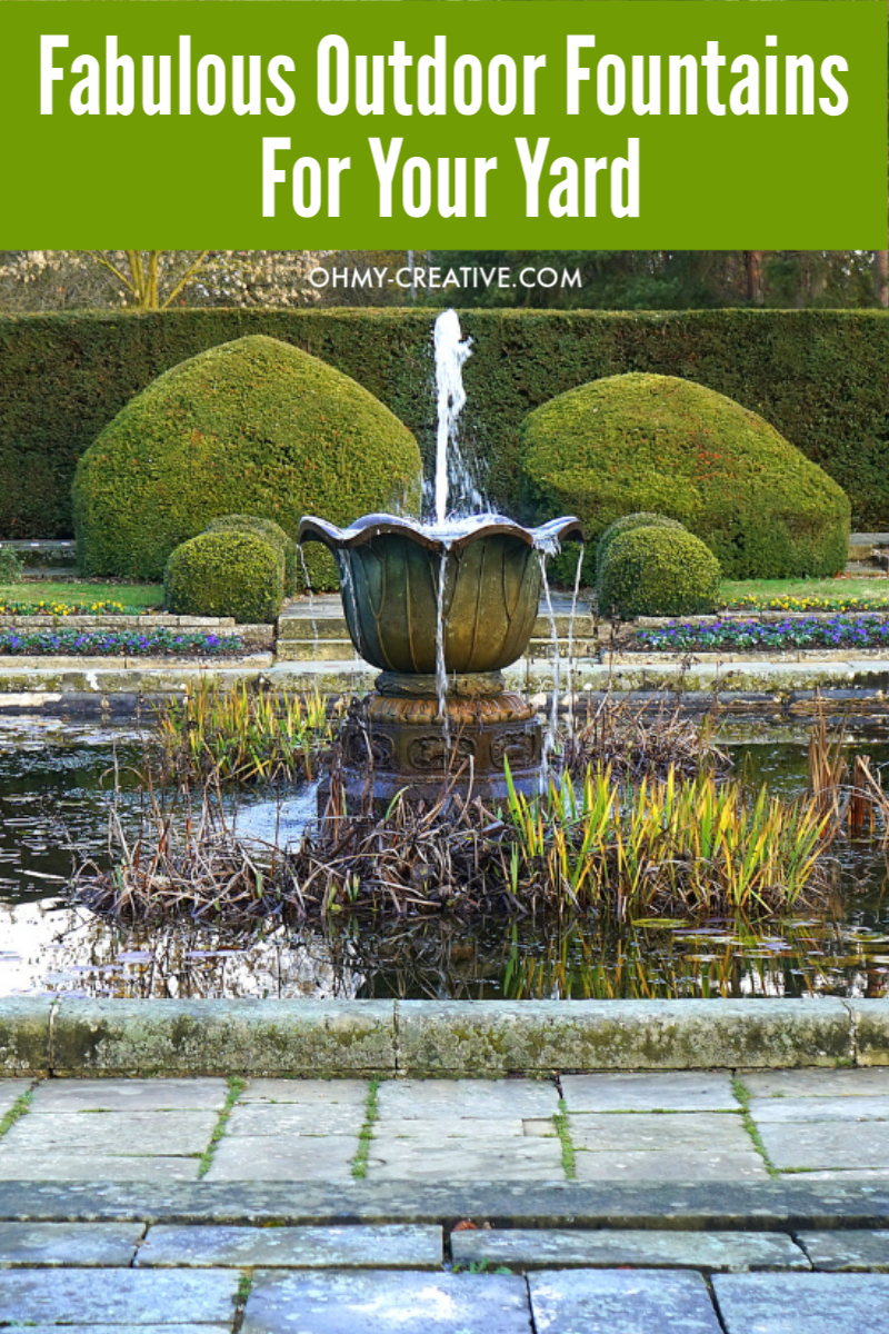 17 Fabulous Outdoor Fountains For Your Yard