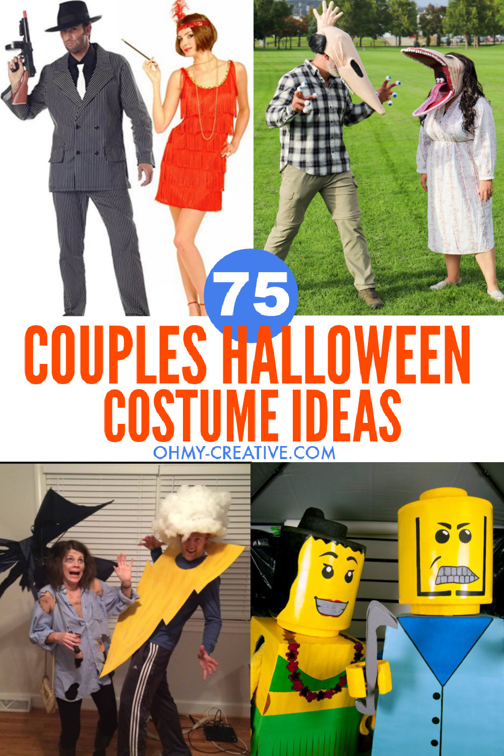 The best list of 75 awesome couples Halloween costume ideas. Whether you're looking for something funny, scary, or just plain cute, there's sure to be something on this list that you'll love.