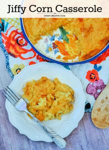 Easy Corn Casserole With Jiffy Recipe Side Dish - Oh My Creative