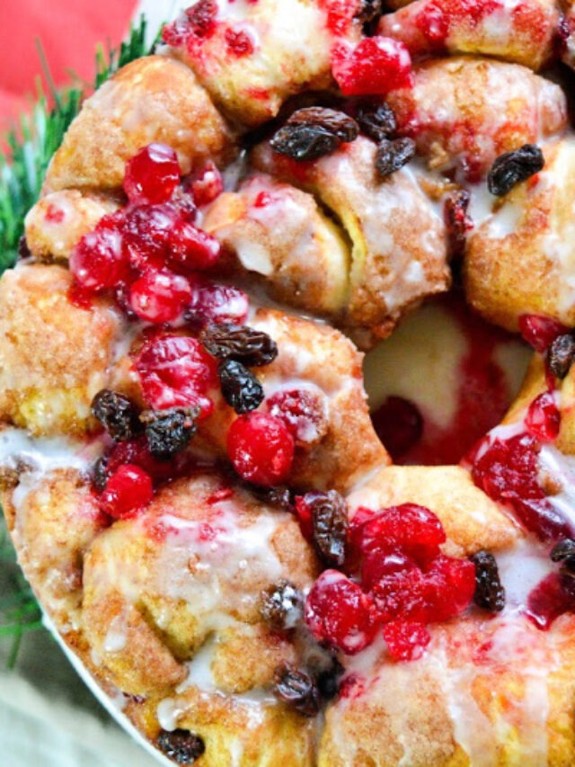 Pillsbury Cranberry Raisin Monkey Bread For The Holidays Story