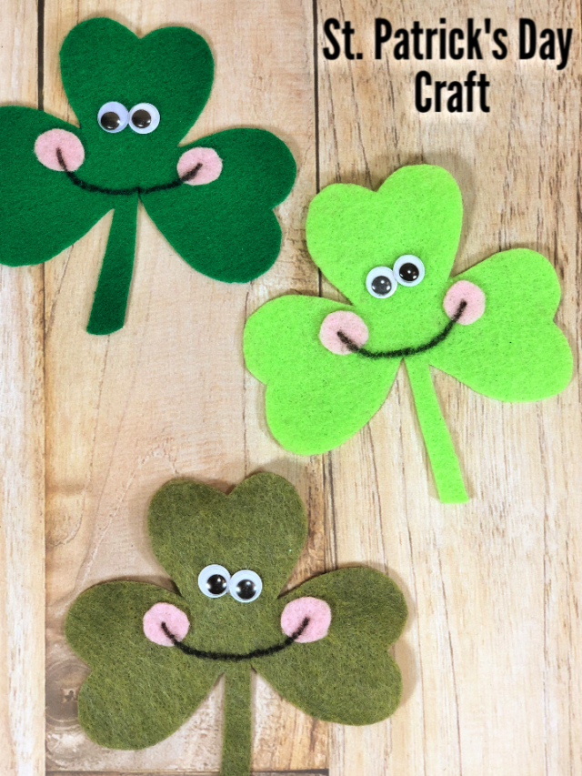 St. Patrick’s Day Shamrock Craft for Kids
