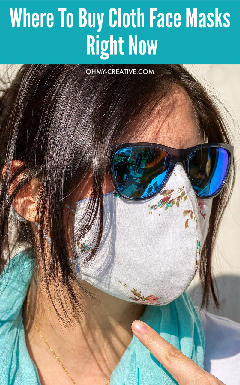 Women wearing cloth face mask