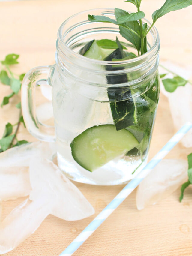 Mint Cucumber Water Recipe (Detox Water)