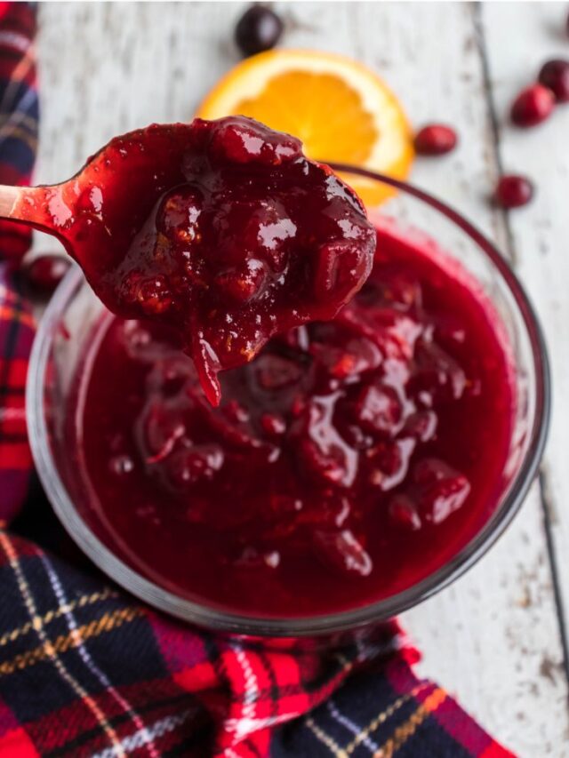 Spiced Orange Cranberry Sauce Recipe