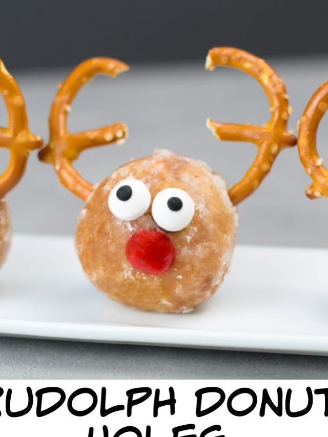 Reindeer Christmas Donut Holes
