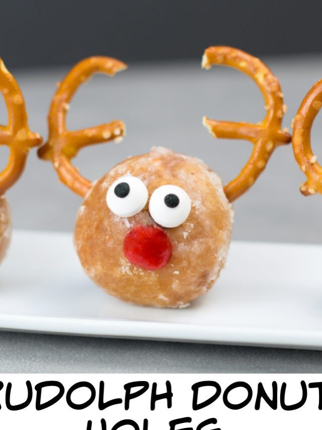 Reindeer Christmas Donut Holes