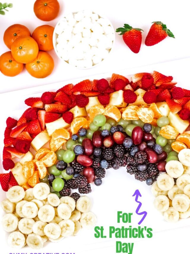Rainbow Fruit Platter Party Appetizer