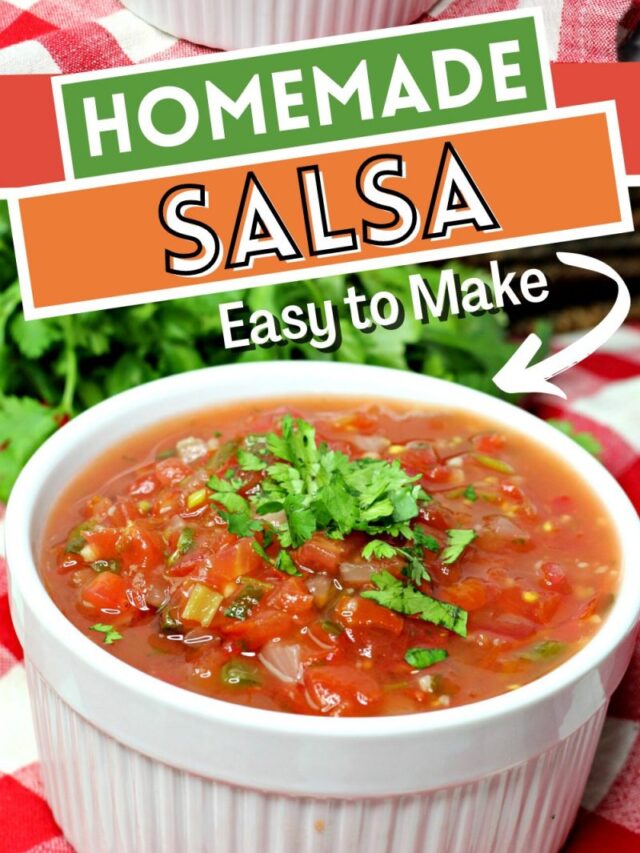 Skinny Homemade Salsa Recipe Story
